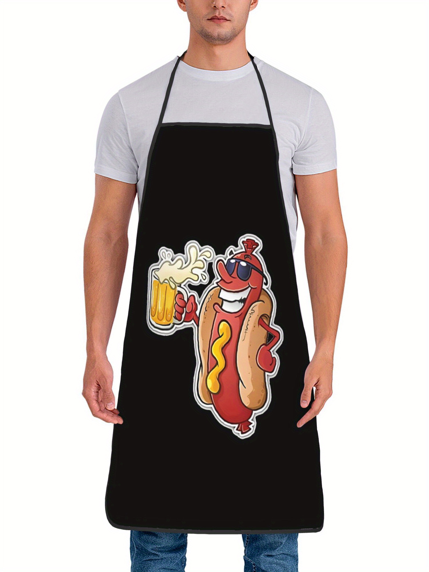 Hot Dog Pattern Print Apron, F - đánh giá và giá Home Cooking Dog Food