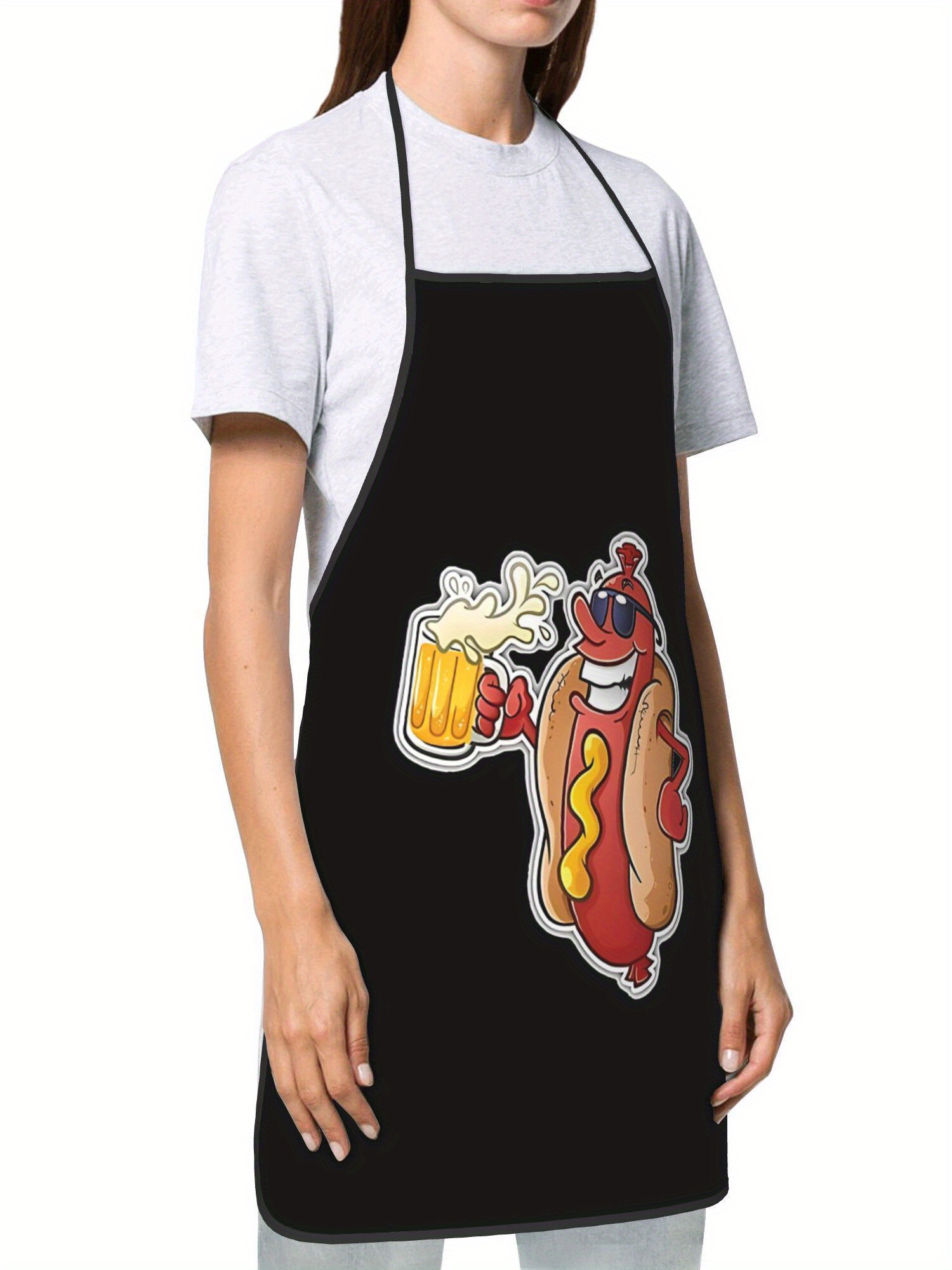 Hot Dog Pattern Print Apron, F - đánh giá và giá Home Cooking Dog Food